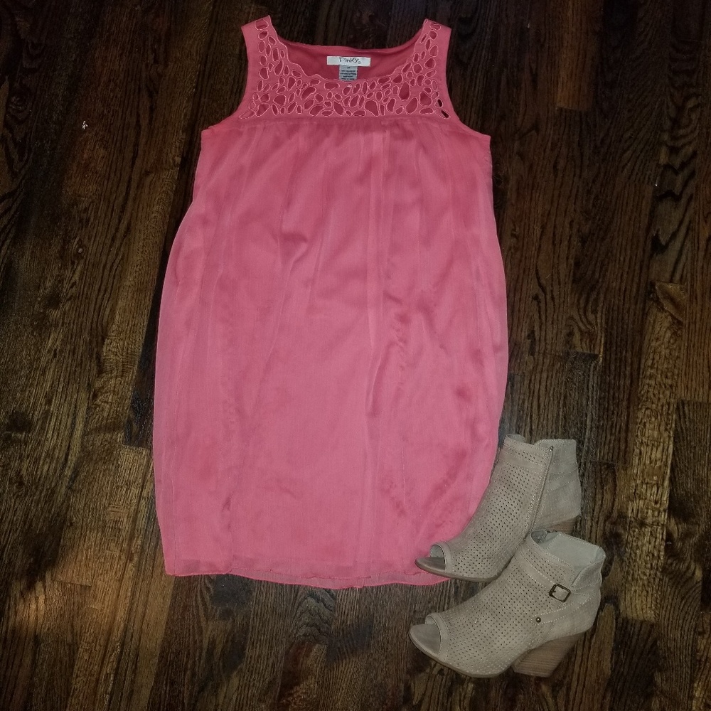 Coral dress